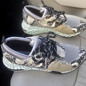 NWOT | HTF Size | CLIFF Animal Wedge Platform Sneaker Natural Snake | Size: 11